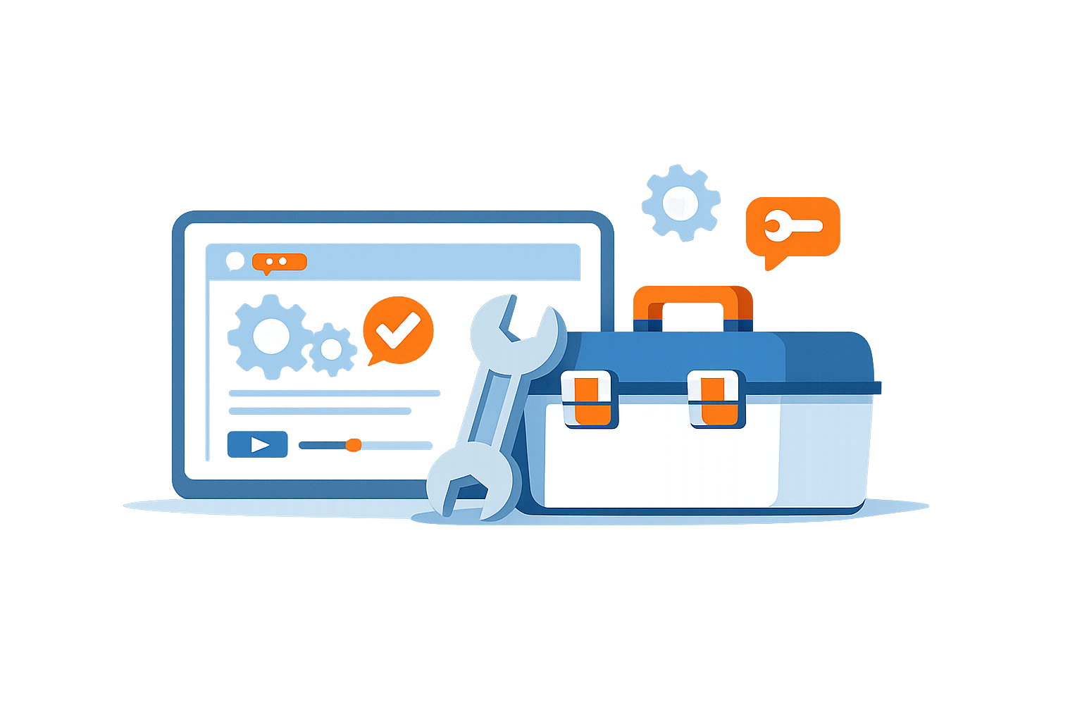 Ilustración de mantenimiento